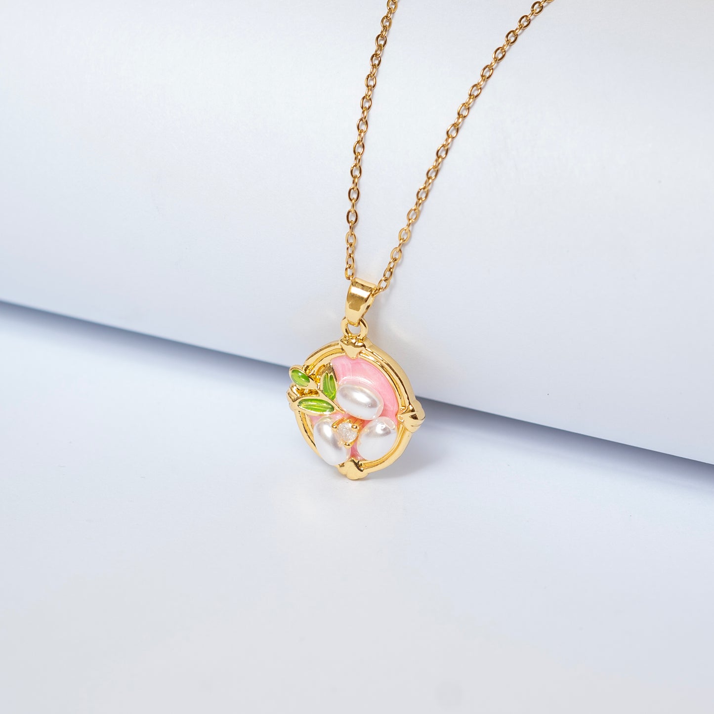 Pink N Pearls Pendant