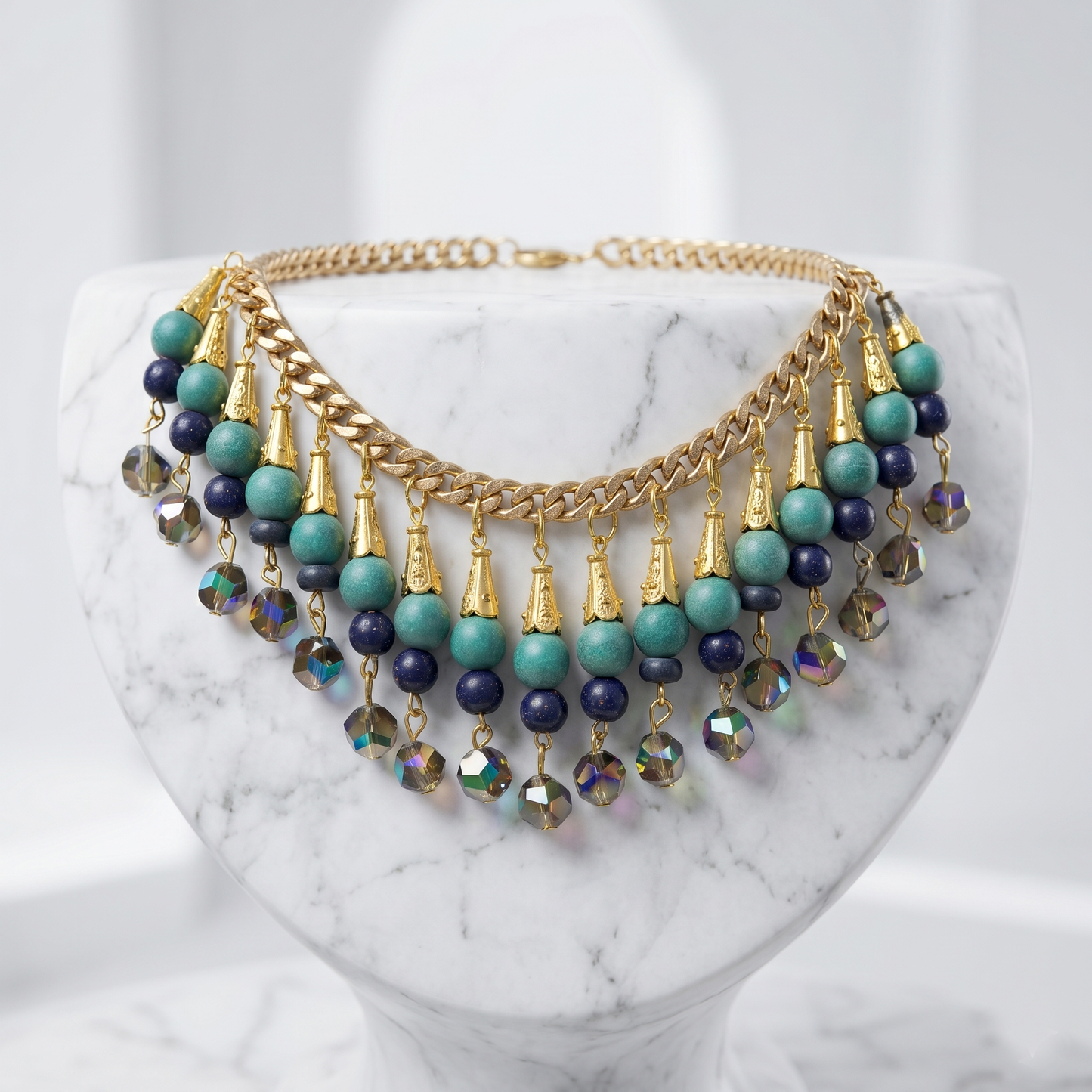 Blue Stones Choker