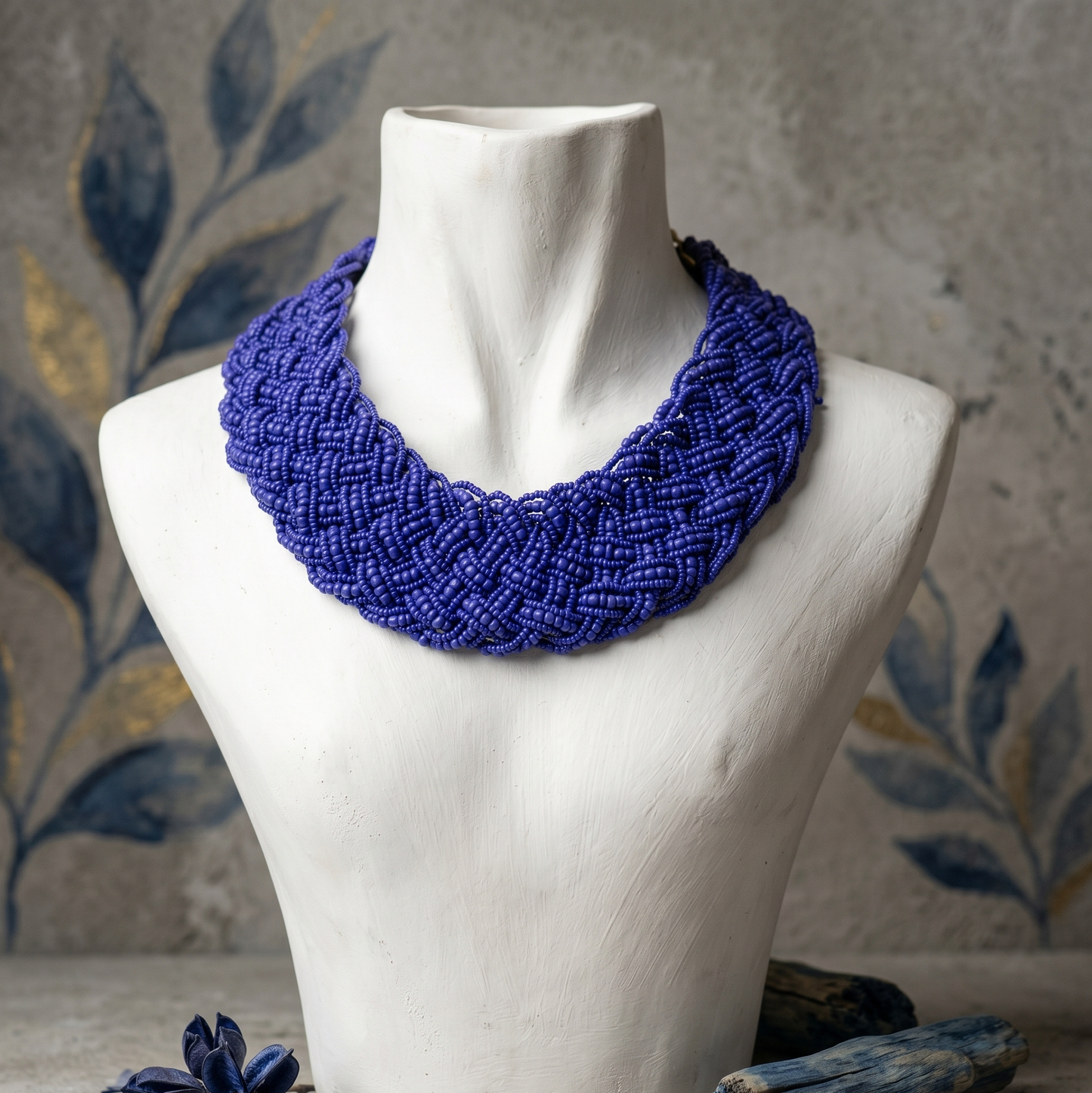 Blue Beads Maala