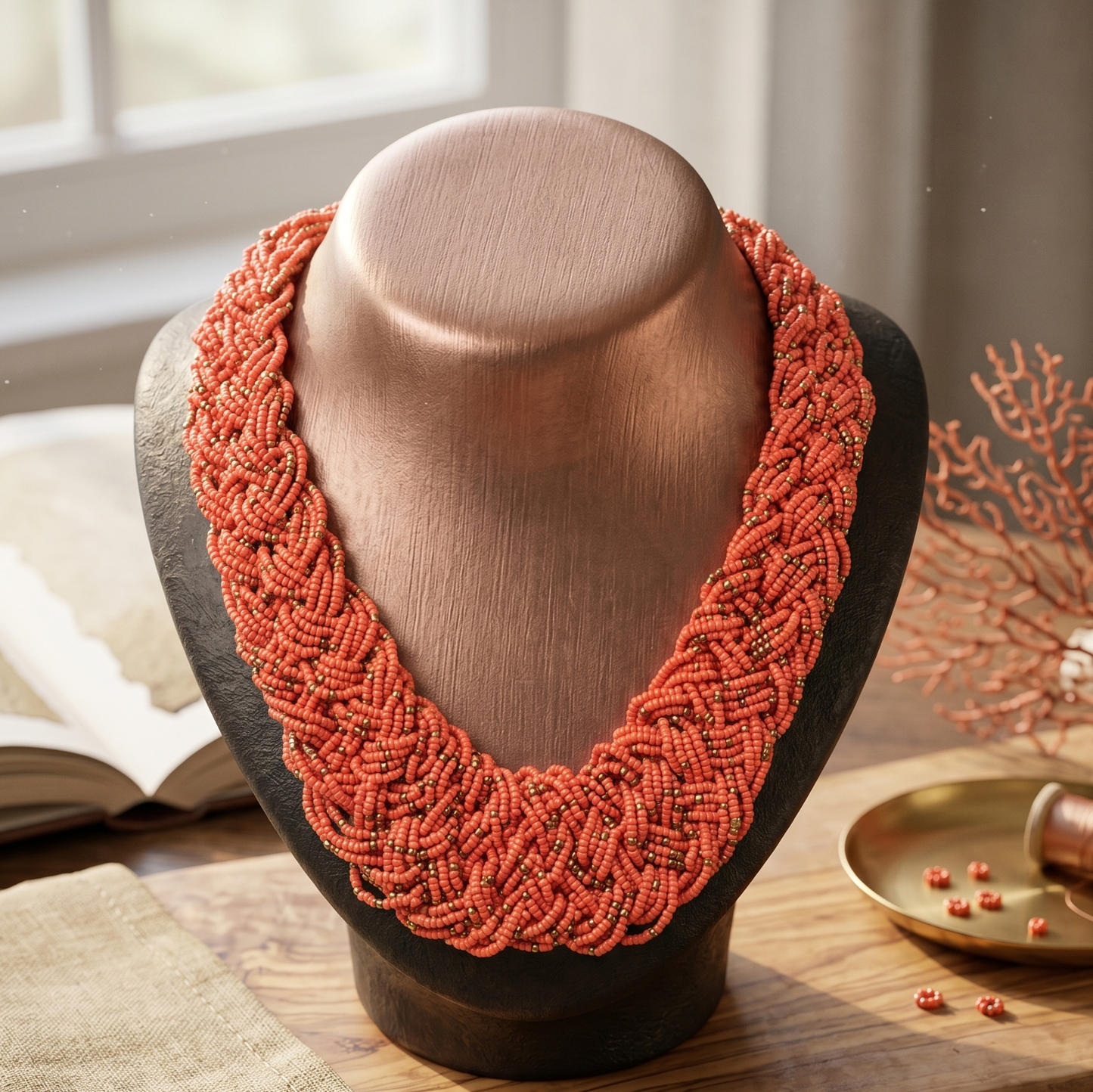 Red Beads Neckwear