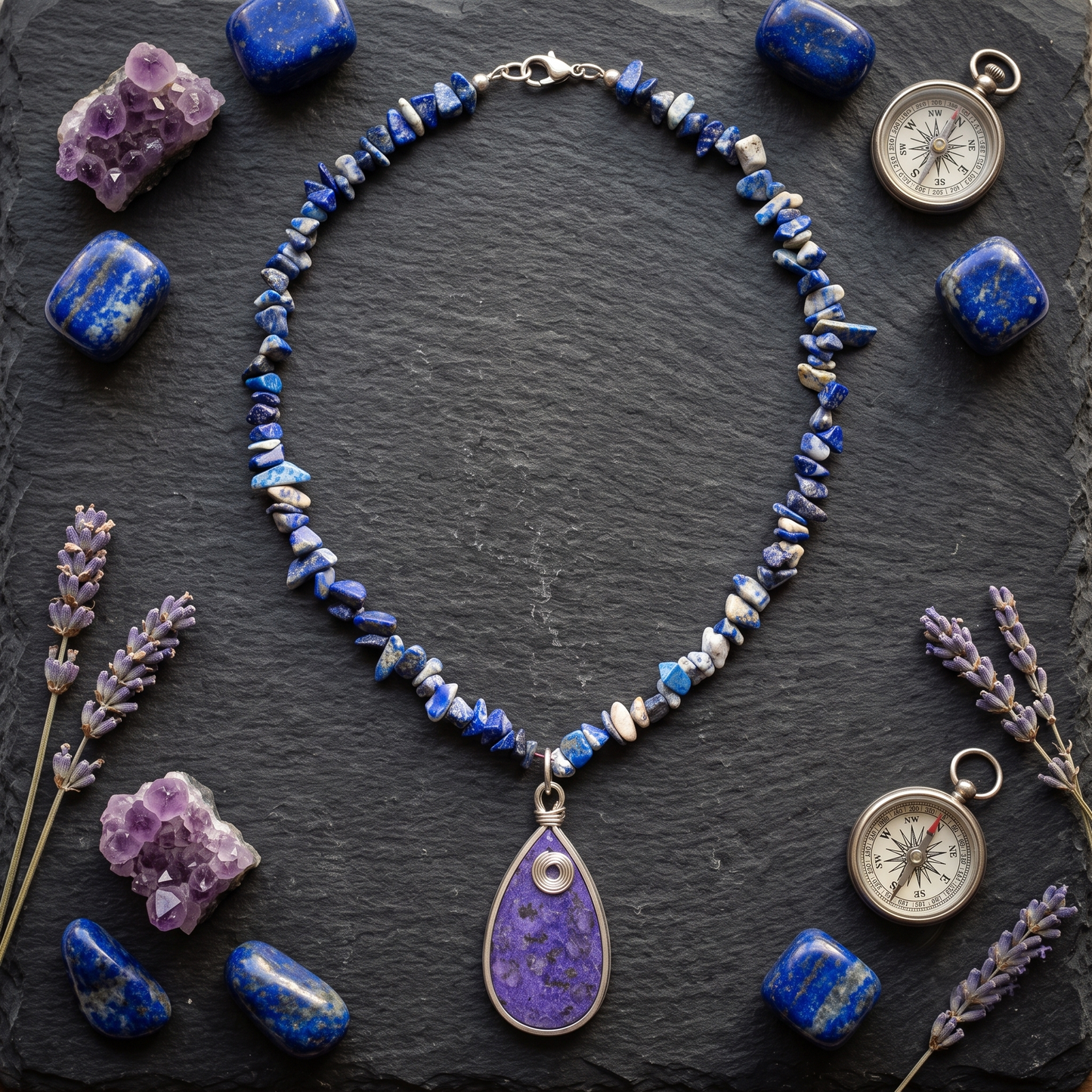 Lapis Stone Necklace