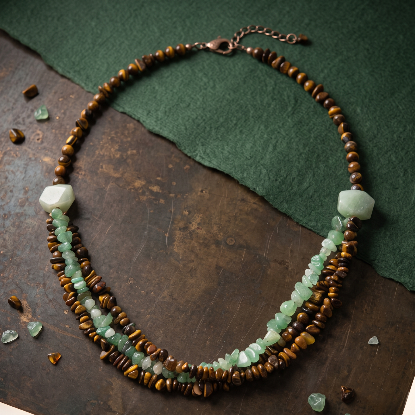 Green Aventurine Stone Necklace