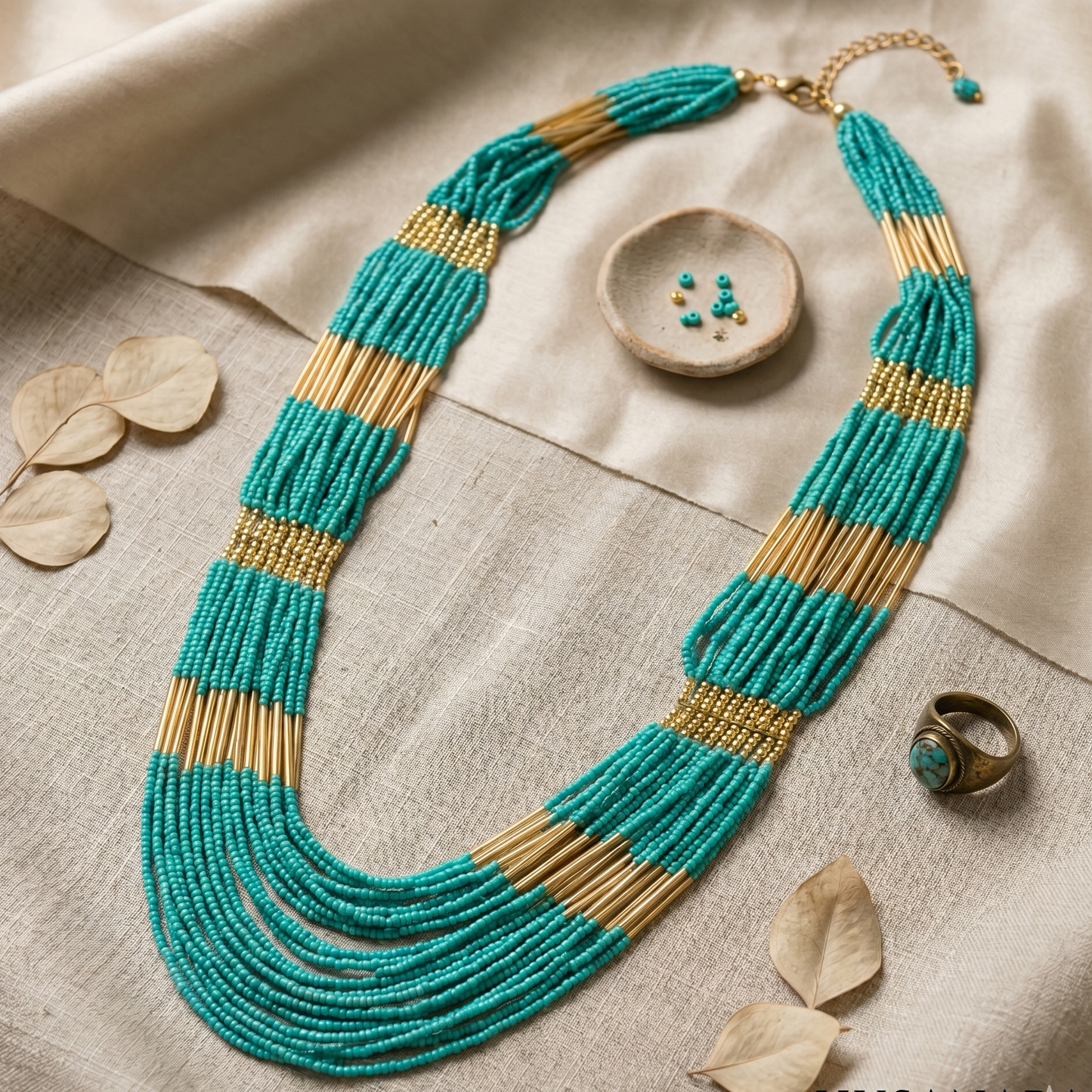 Blue Long Maala