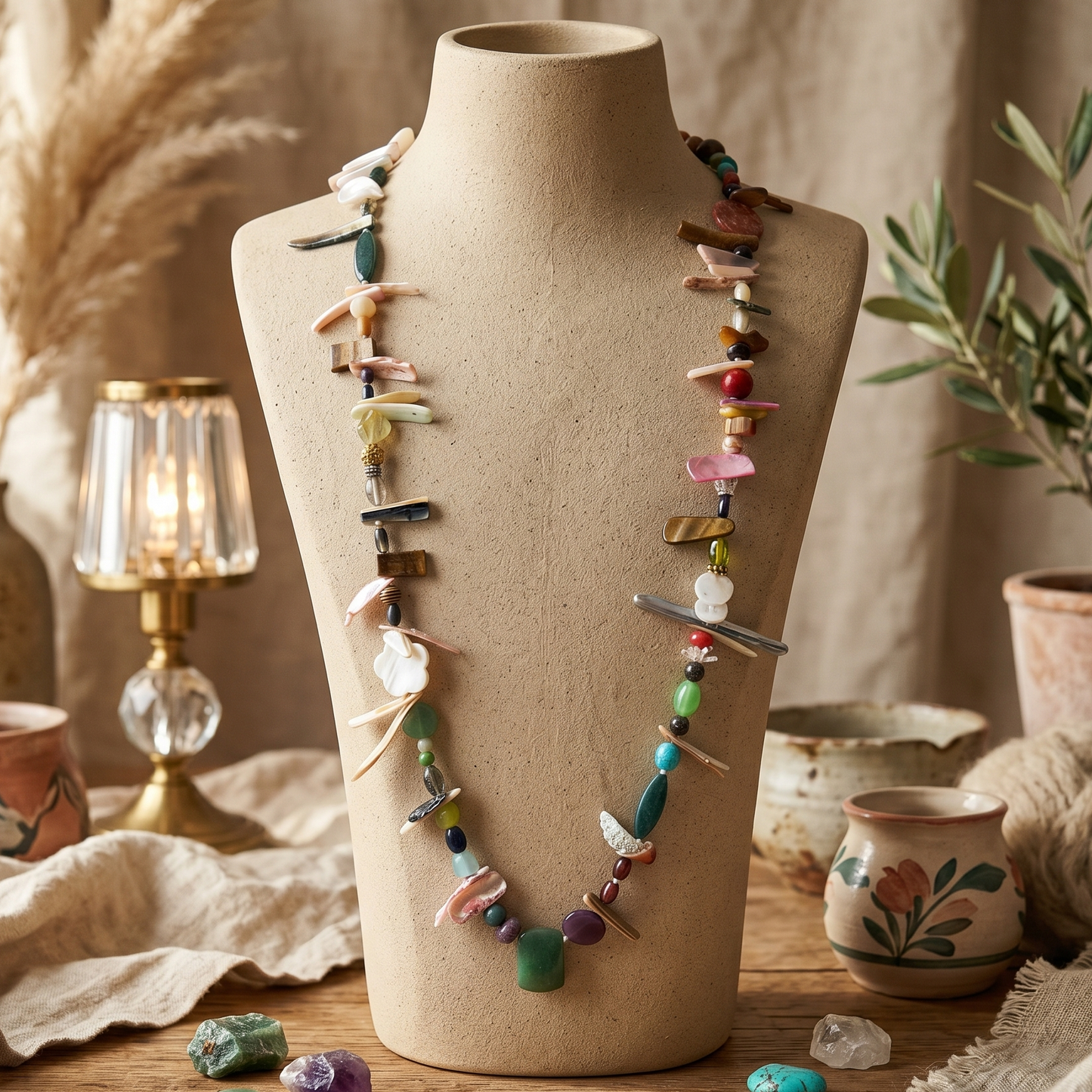 Gemstones Long Maala