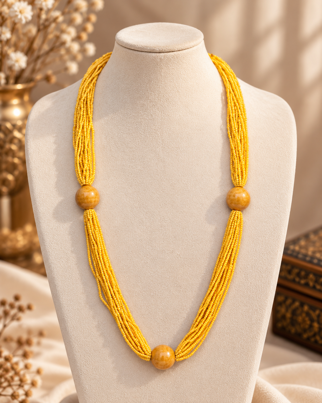 Yellow Long Maala