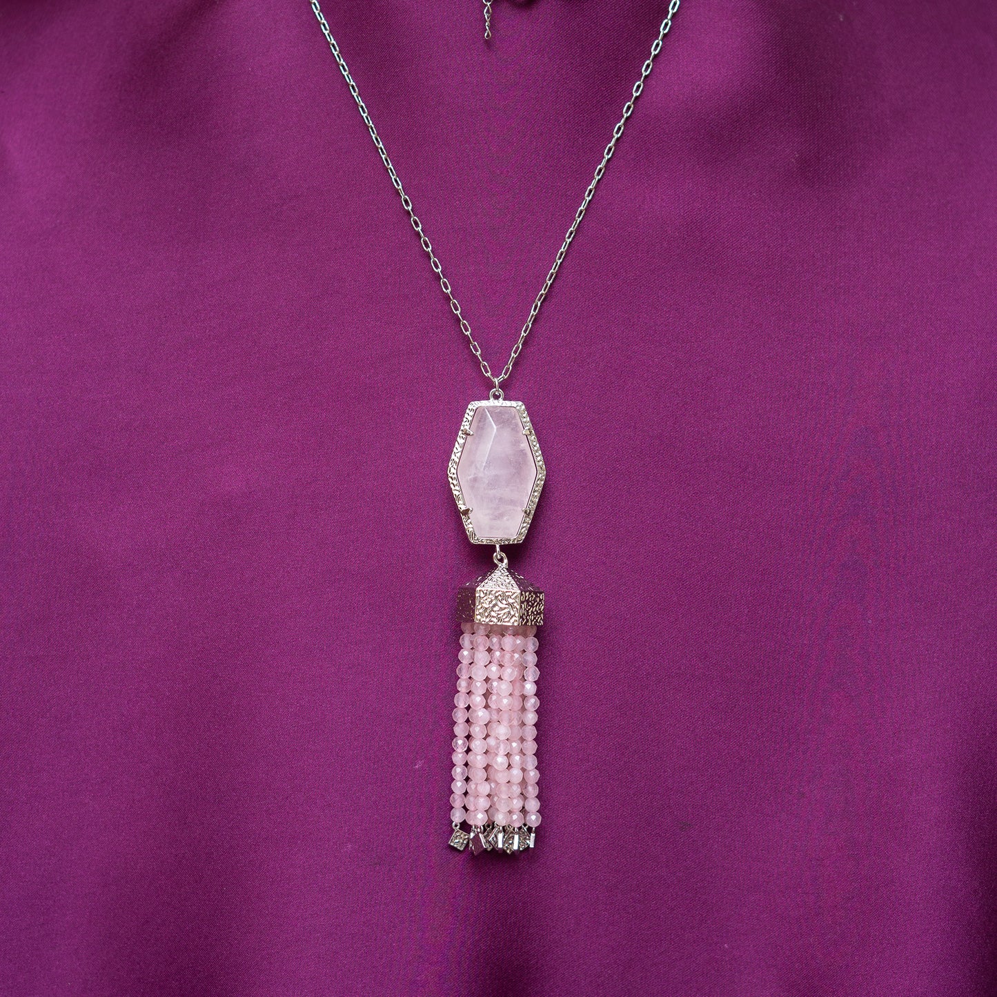 Pink Stone Maala