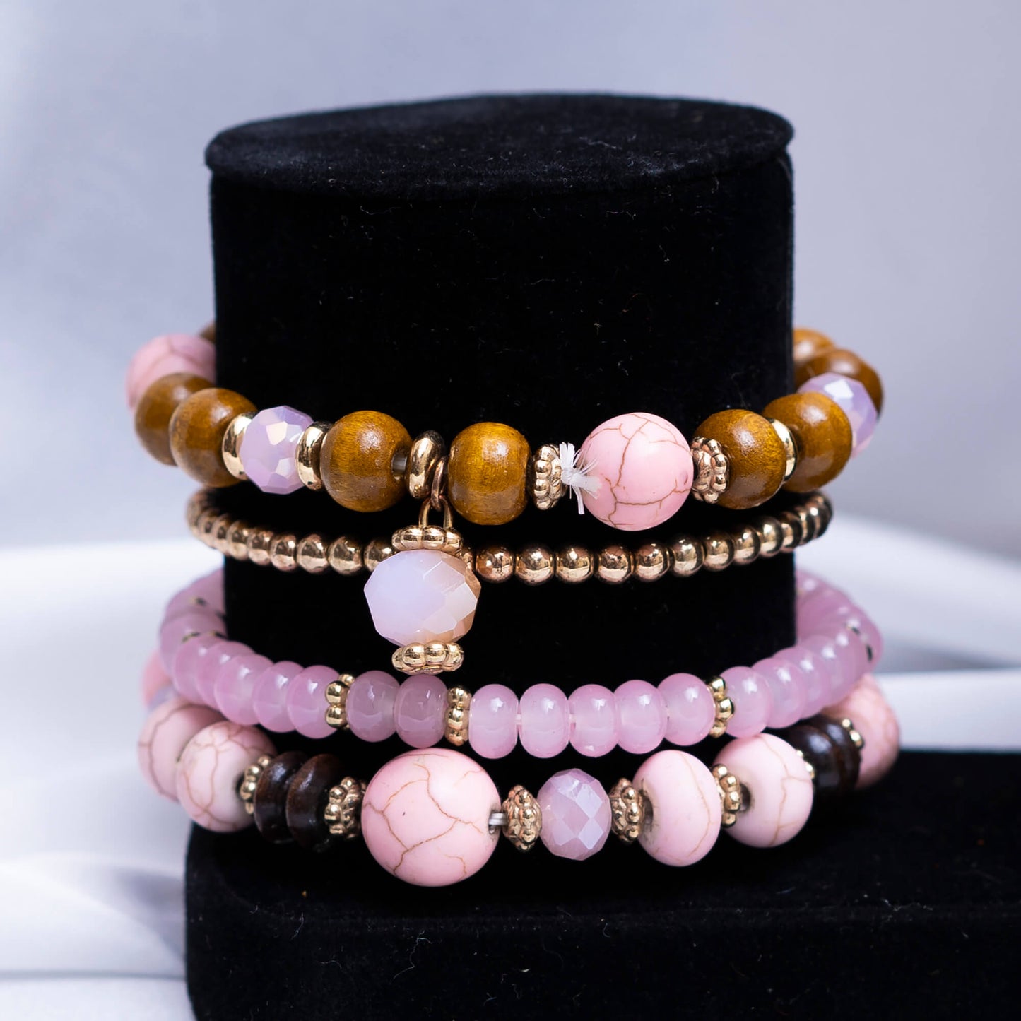 Pink N Brown Bracelet