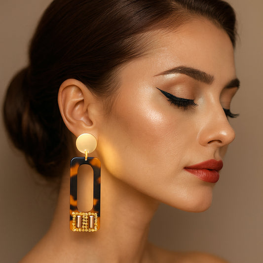 Brown Earrings