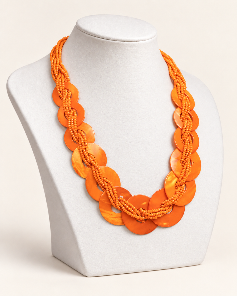 The Saffron Solis Maala