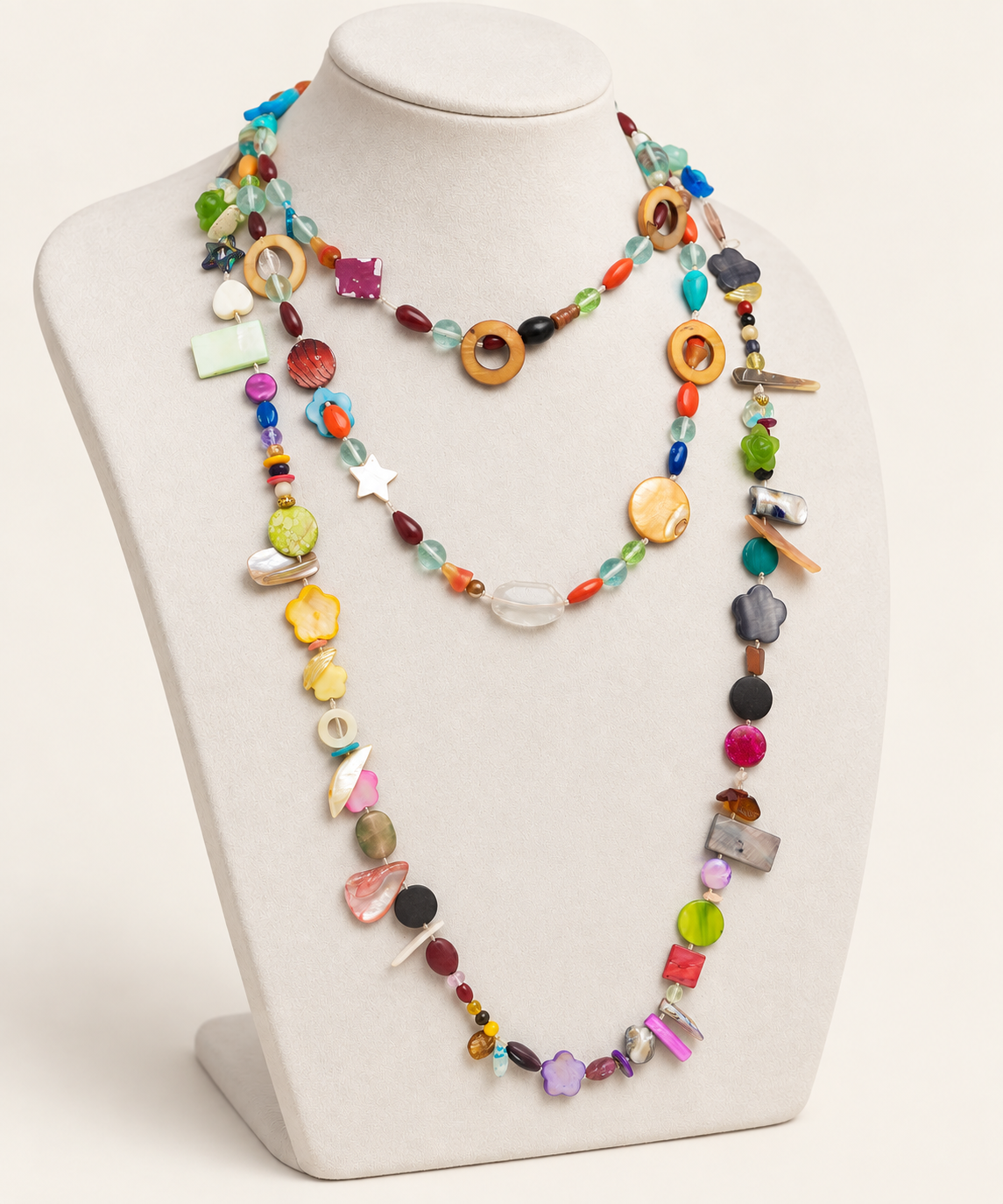 Gemstones Multi Layered Maala
