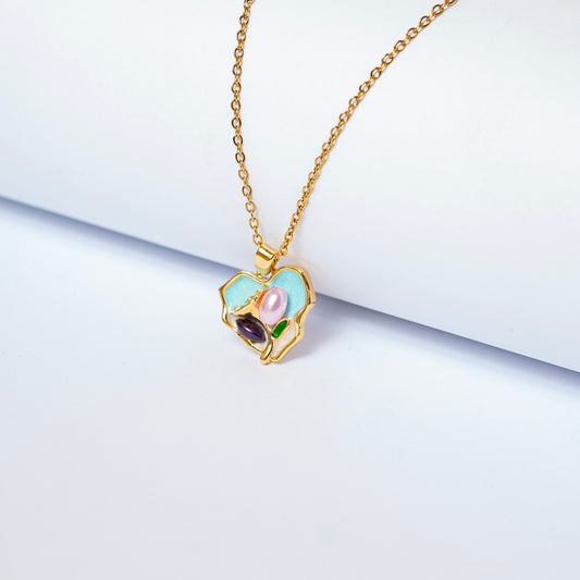 Pearl Heart Pendant