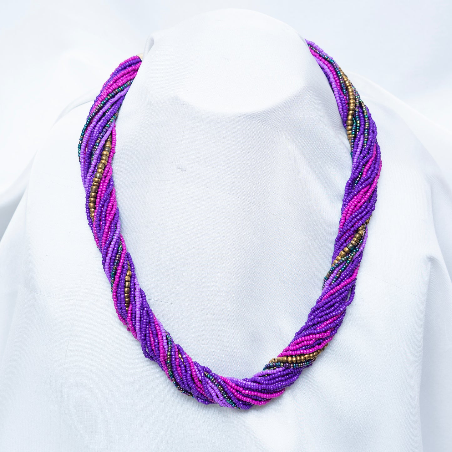 Purple n Colors Maala