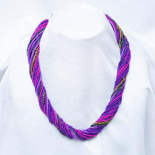 Purple n Colors Maala