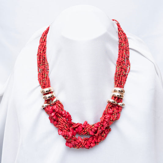 Red Stones Maala