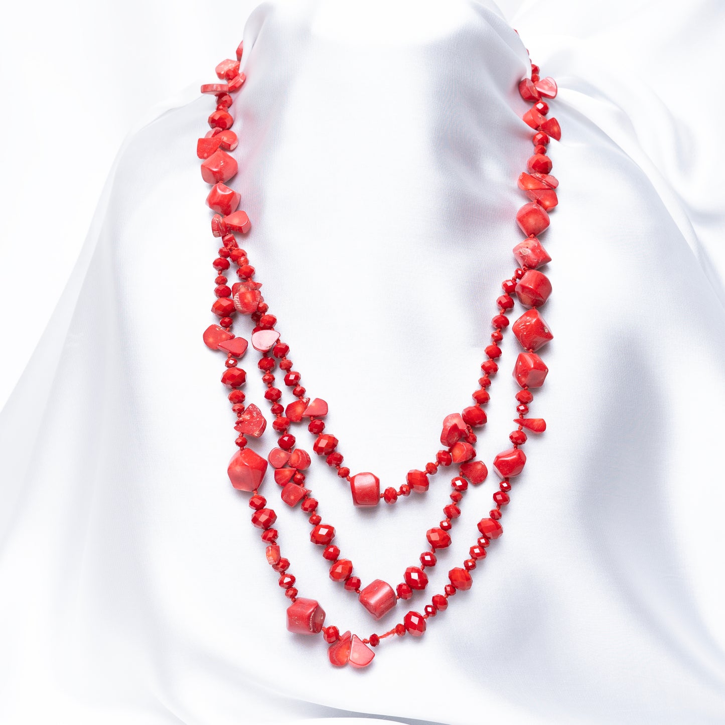 Red Stones Maala