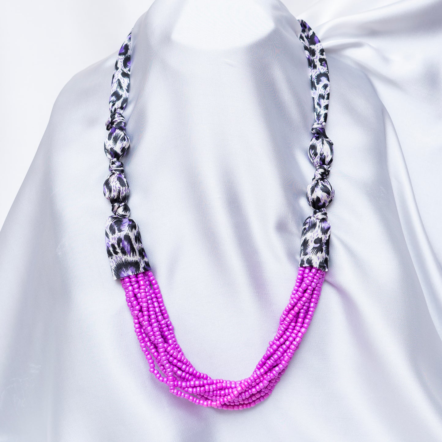 Purple Polka Maala