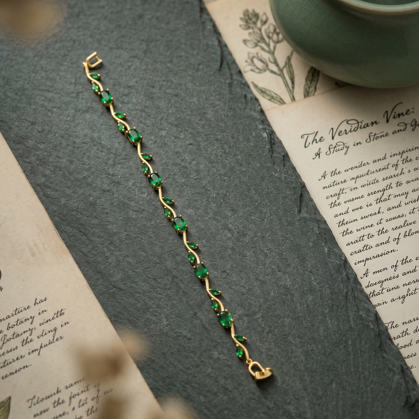 Green Leaves Bracelet