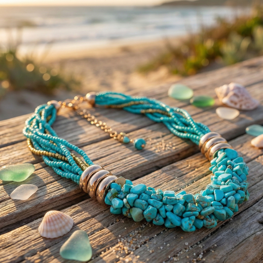 Blue Stones Maala