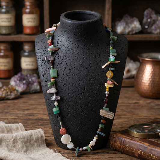 Multi Colored Gemstones Maala