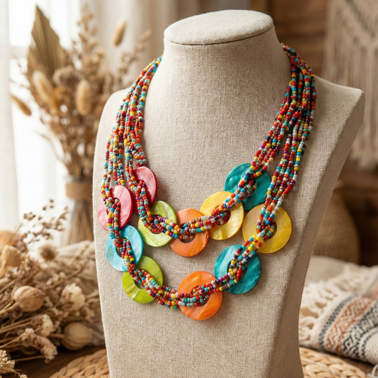 Multi Colored Maala