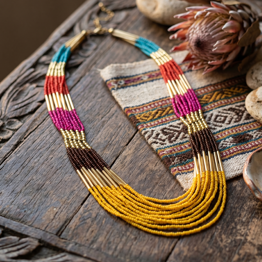 Multi Colored Maala