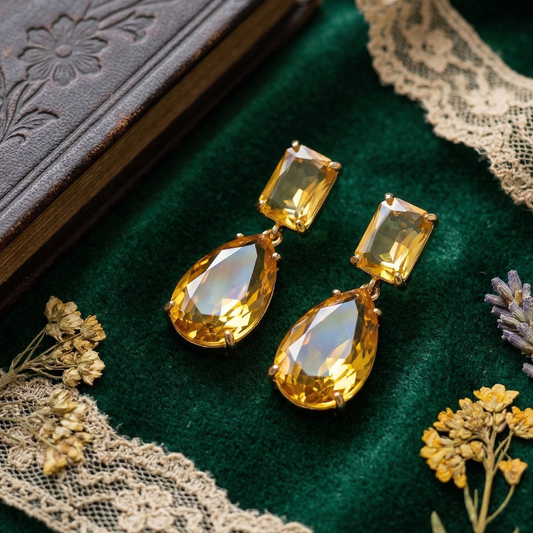 Yellow Earrings