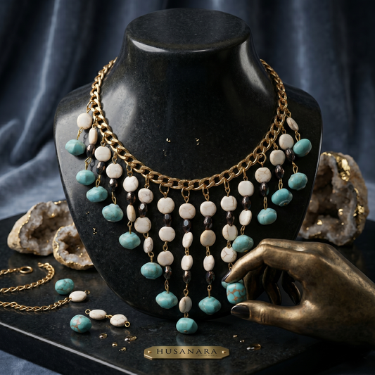 Multi Colored Stones Maala
