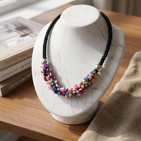 Multi Colored Stones Maala