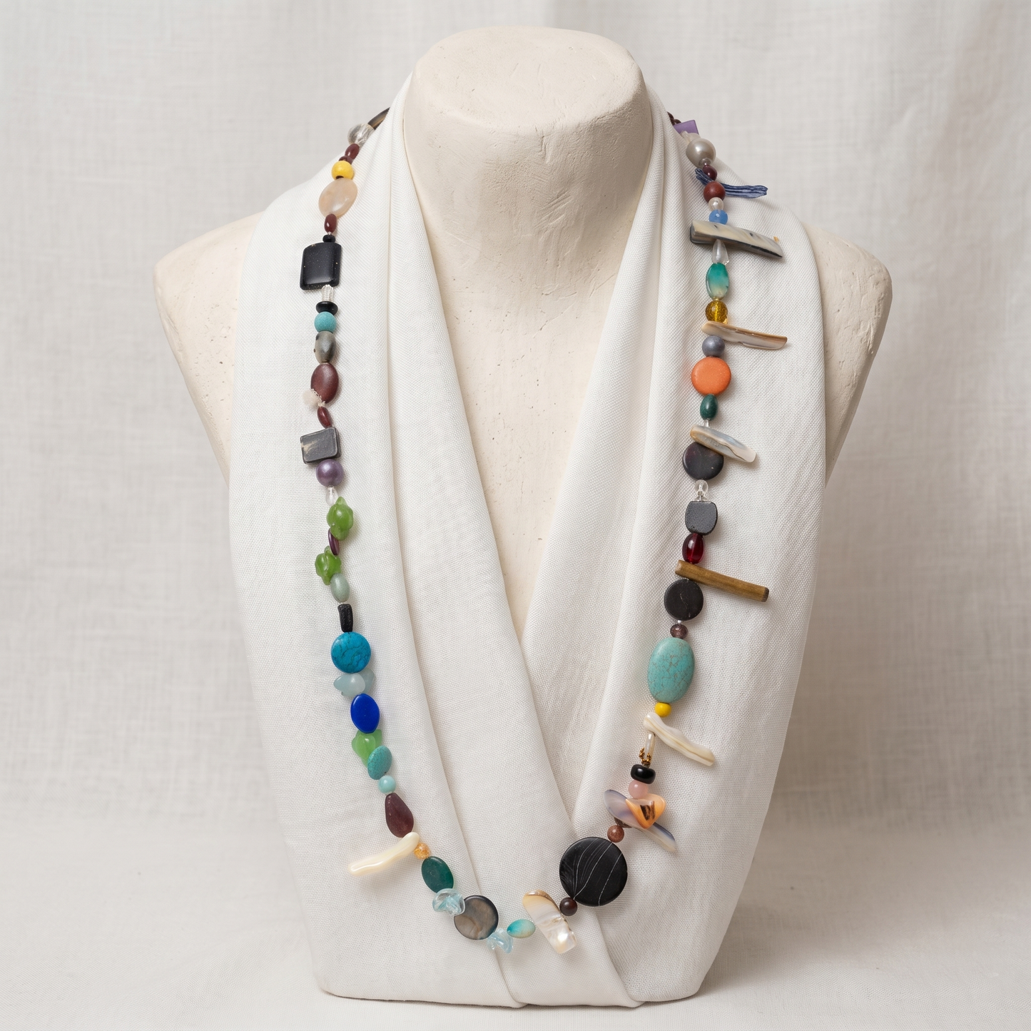 Multi Colored Stones Maala