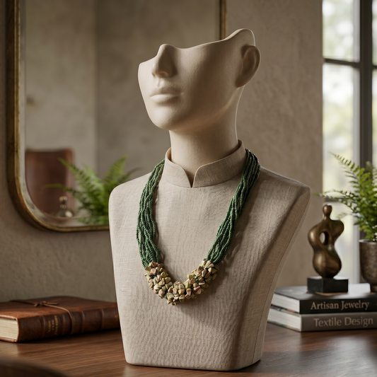 Green Stones Maala