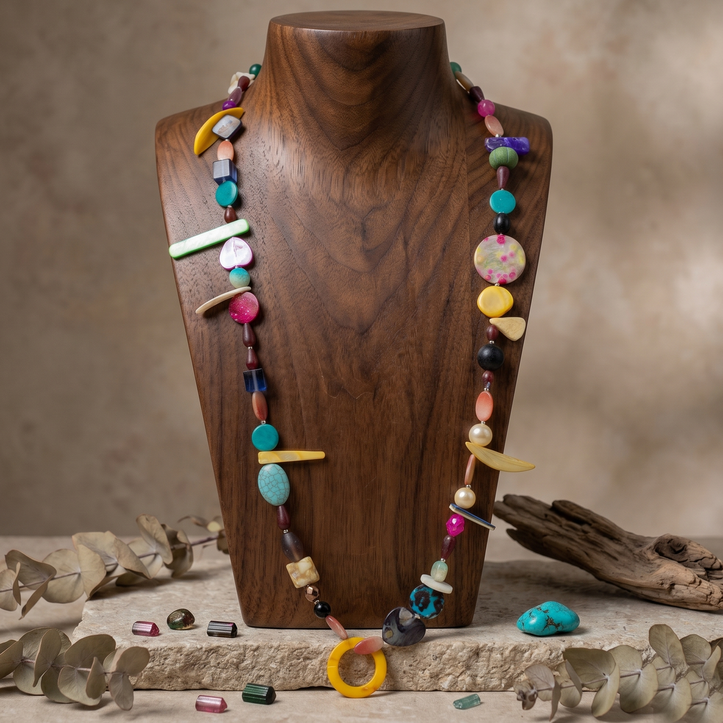 Gemstones Long Maala