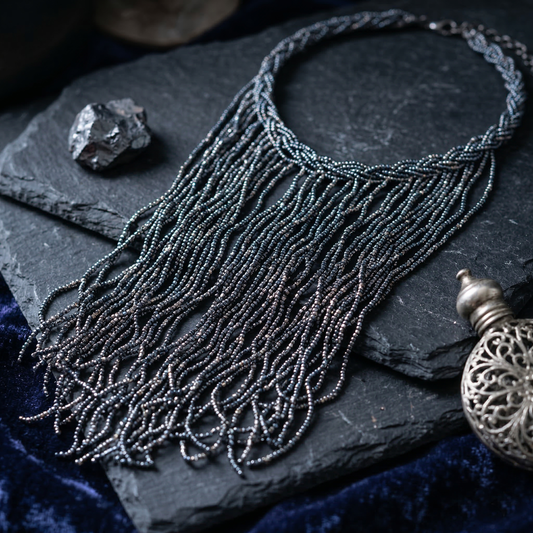 Grey Silver Maala