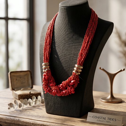 Red Stones Maala