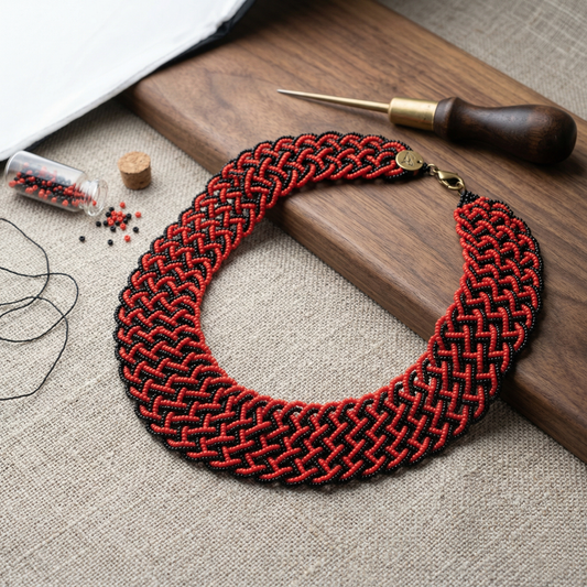 Red N Black Maala
