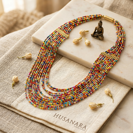 Multi Colored Beads Maala