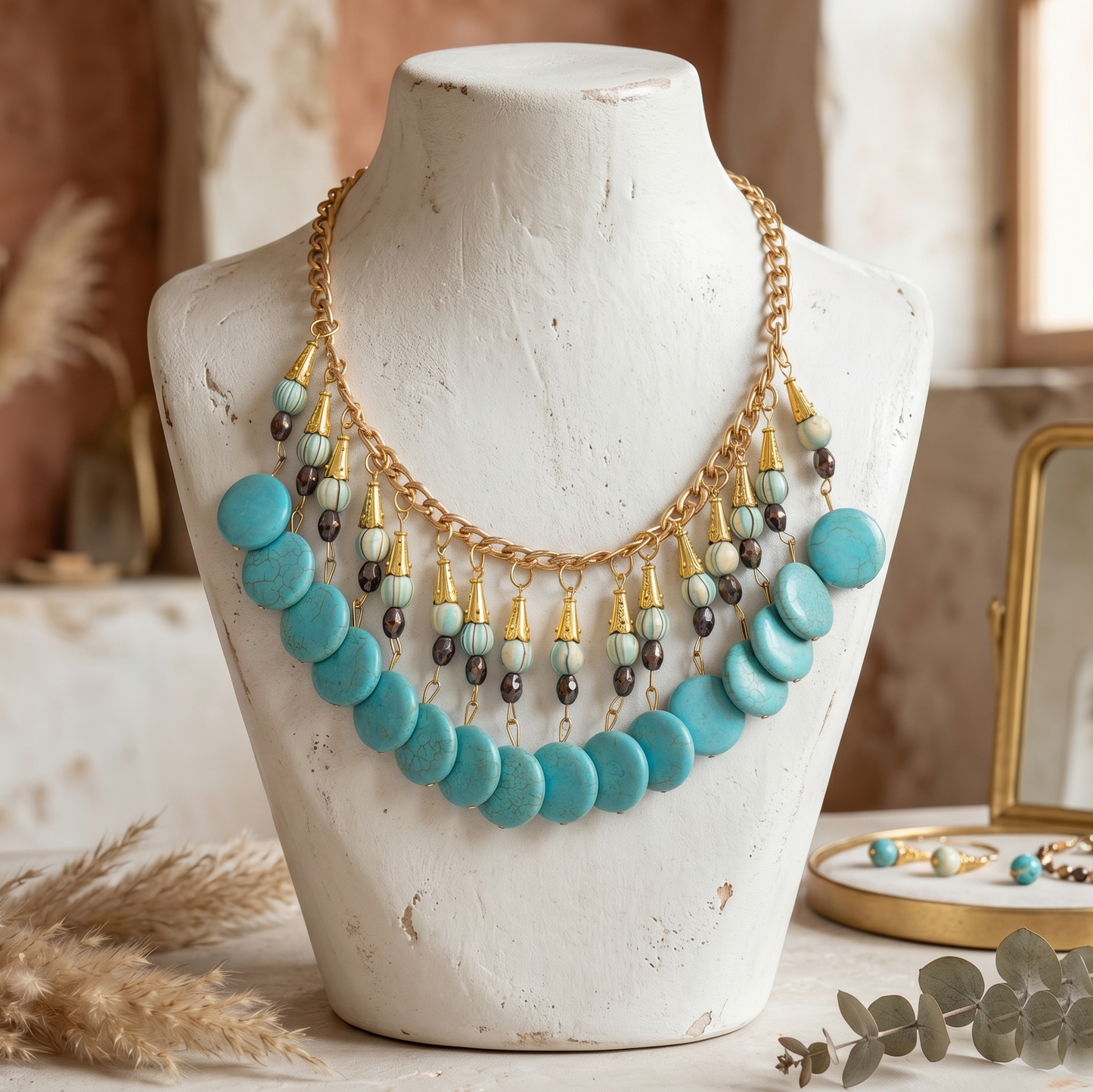 Blue Stones Choker