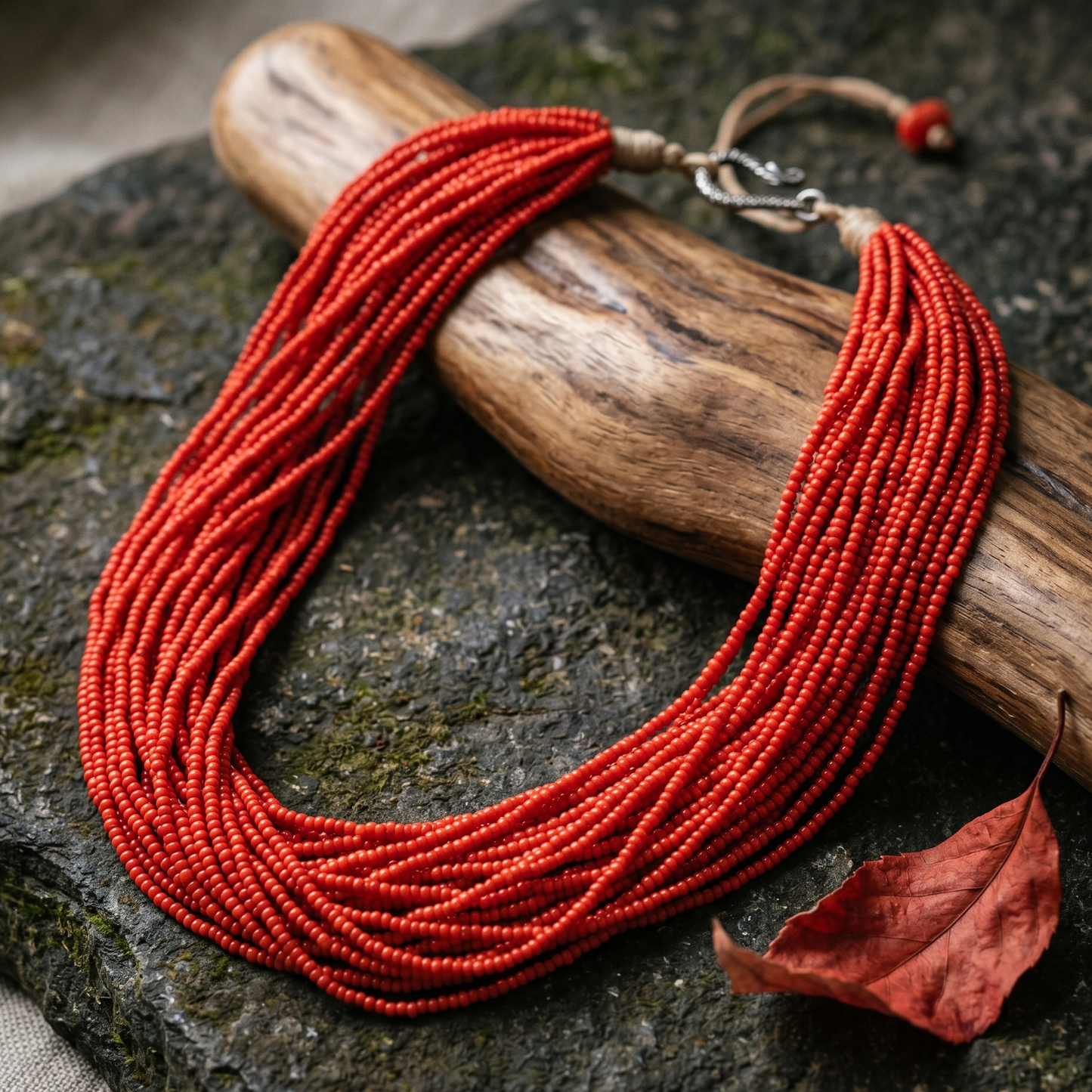 Red Beads Maala