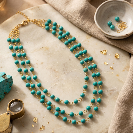 Blue Stones Maala