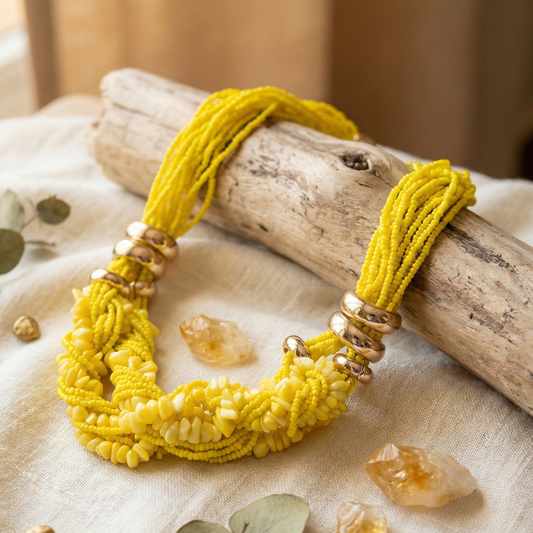 Yellow Stones Maala