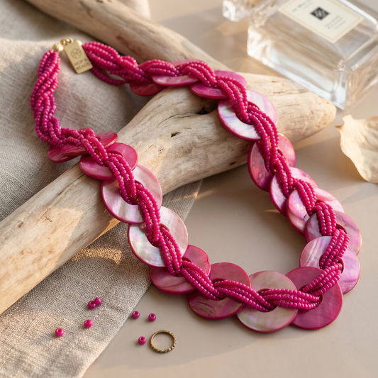 Red Maroon Maala