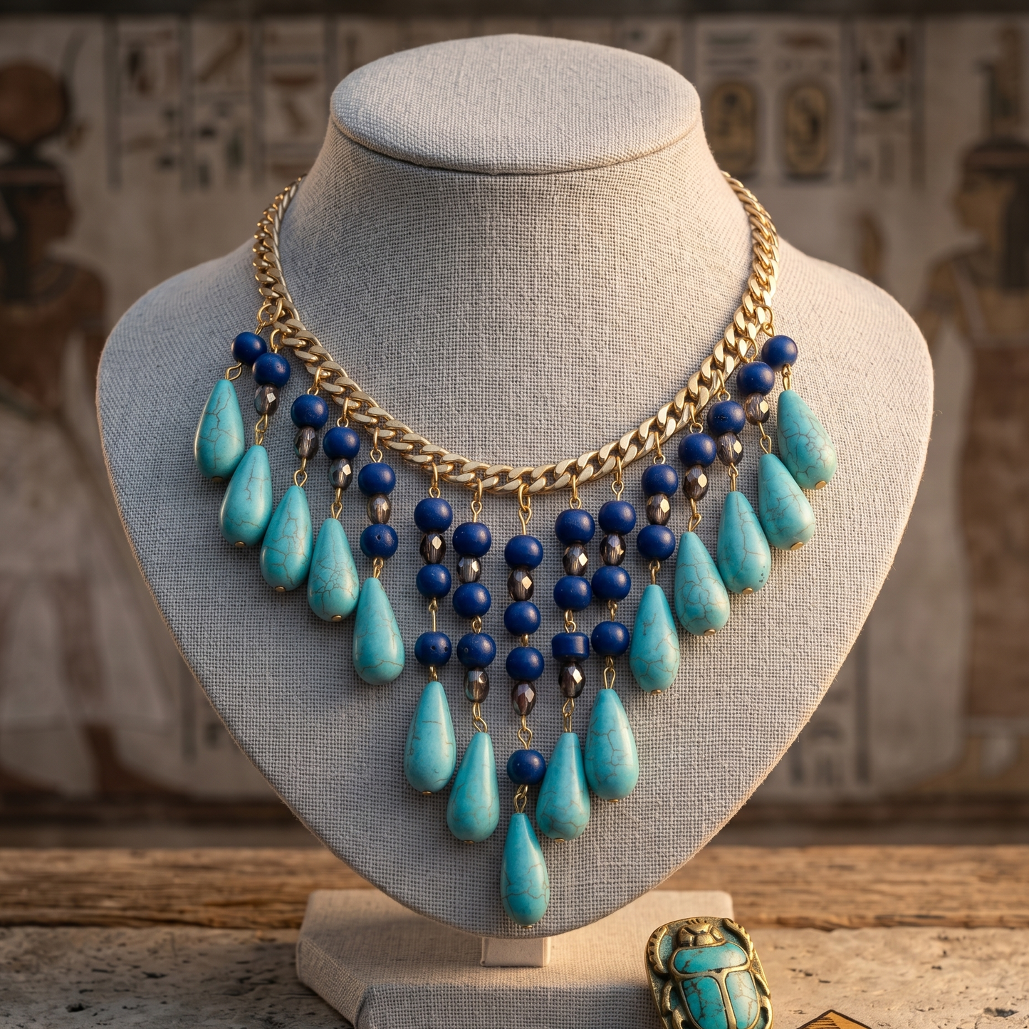 Blue Stones Choker