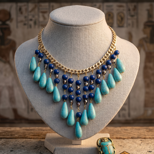 Blue Stones Choker