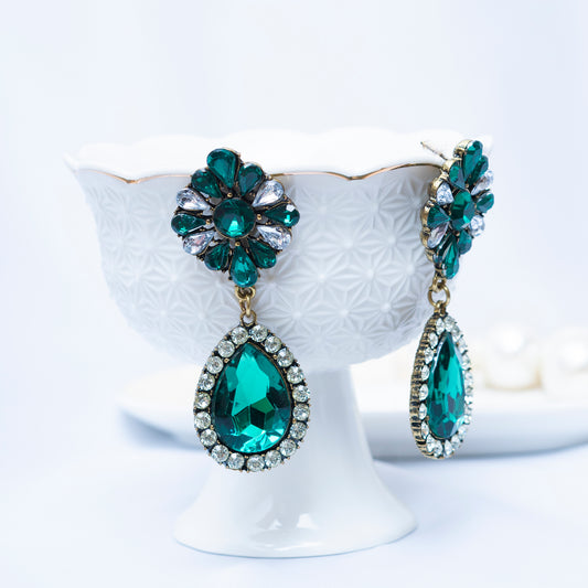 Emerald Green Earrings