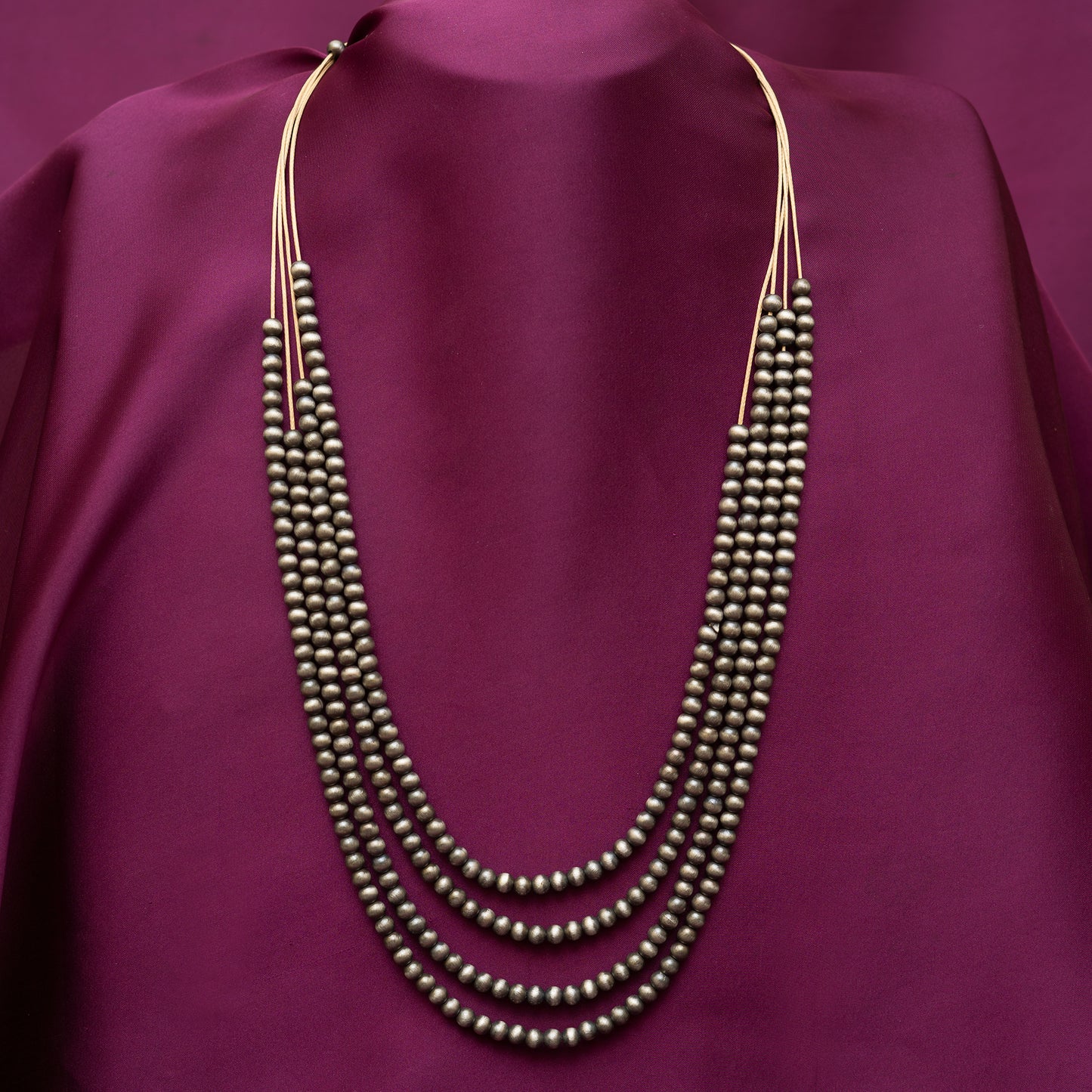 Polished Sea Pearls Maala