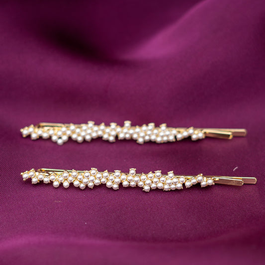 Pearls Hair Pins (Pair)